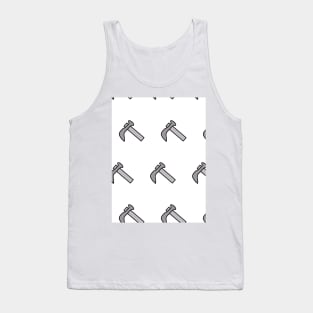 Pullet, repair, construction, tool, work, seamless, pattern Tank Top